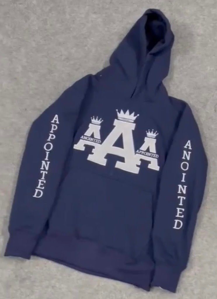 LIMITED EDITION || "Crown Logo" Embroidered Jogger Set (Navy)